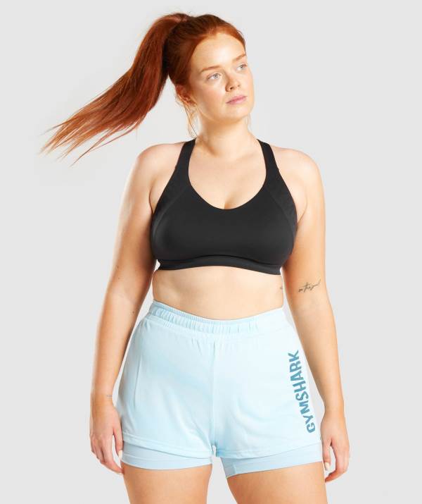 Damske Športové Podprsenky Gymshark GS Power Čierne | IV9725481